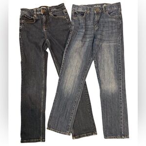 RSQ and Children's Place Blue and Indigo Jeans Set size 14 boys straight leg
